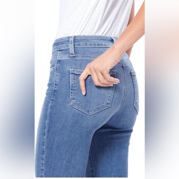 🔥🔥PAIGE Transcend Hoxton Ripped High Waist Ankle Skinny Jeans - Picture 4 of 16